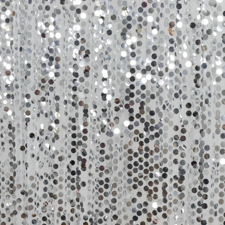 5 ft x 12 ft Big Payette Sequined Backdrop Curtain with Rod Pocket