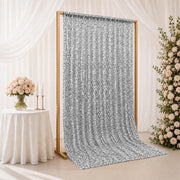 5 ft x 12 ft Big Payette Sequined Backdrop Curtain with Rod Pocket