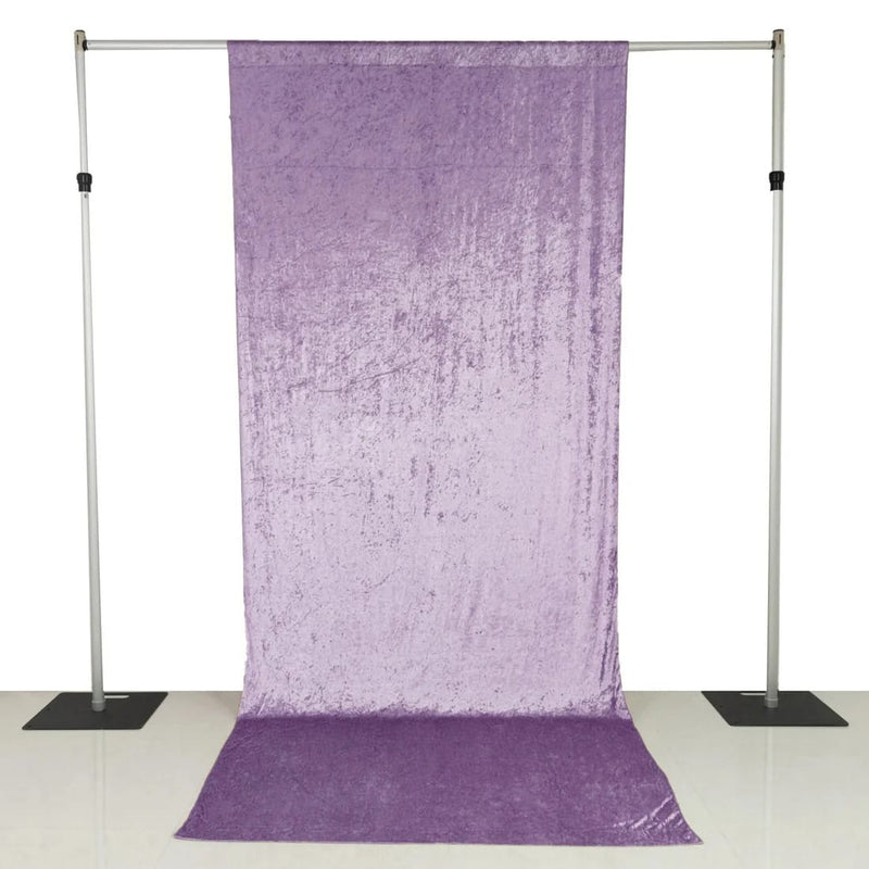 5 ft x 12 ft Premium Smooth Velvet Backdrop Curtain BKDP_VEL_5X12_LAV