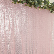 5 ft x 12 ft Sequin Backdrop Curtain Drape Panel with Rod Pocket