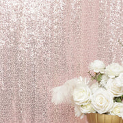5 ft x 12 ft Sequin Backdrop Curtain Drape Panel with Rod Pocket