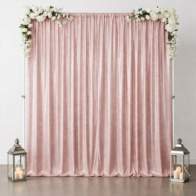 5 ft x 12 ft Sequin Backdrop Curtain Drape Panel with Rod Pocket