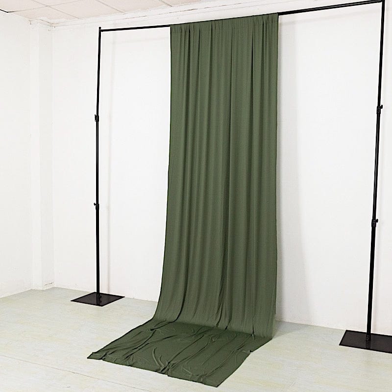 5 ft x 14 ft 4-Way Stretch Spandex Divider Backdrop Curtain