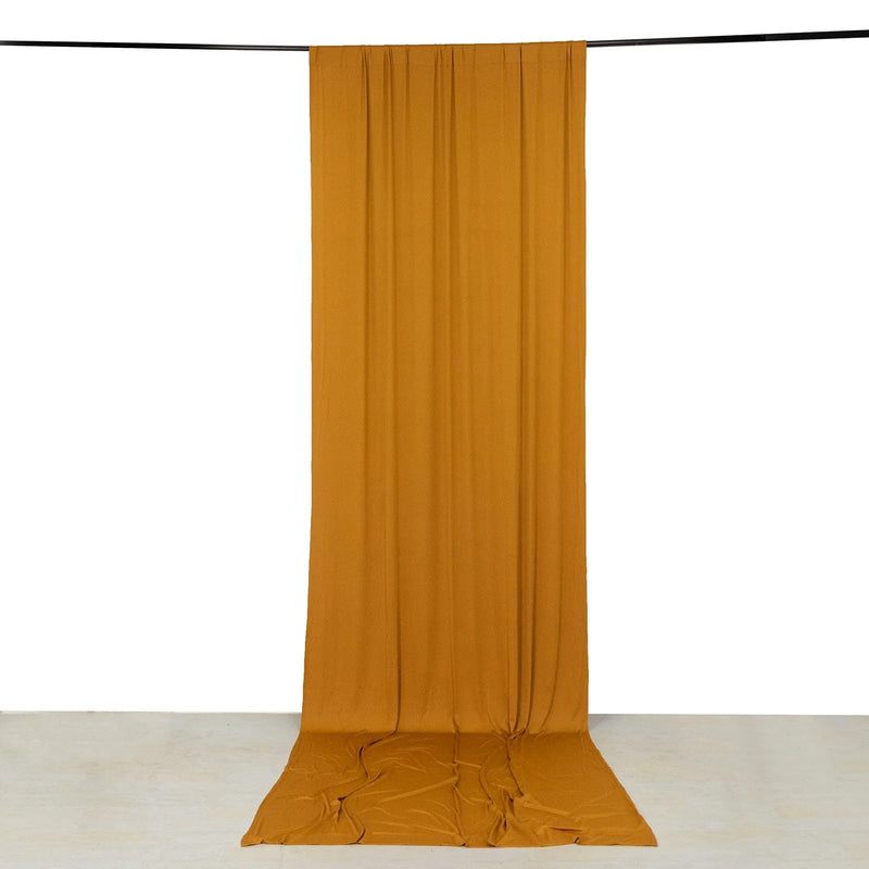 5 ft x 14 ft 4-Way Stretch Spandex Divider Backdrop Curtain CUR_PANSPX_5X14_GOLD