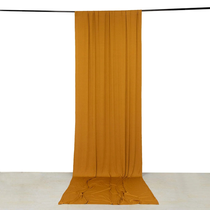 5 ft x 14 ft 4-Way Stretch Spandex Divider Backdrop Curtain CUR_PANSPX_5X14_GOLD