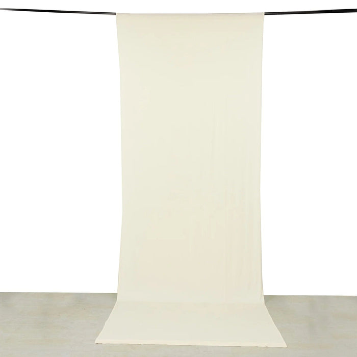 5 ft x 14 ft 4-Way Stretch Spandex Divider Backdrop Curtain CUR_PANSPX_5X14_IVR