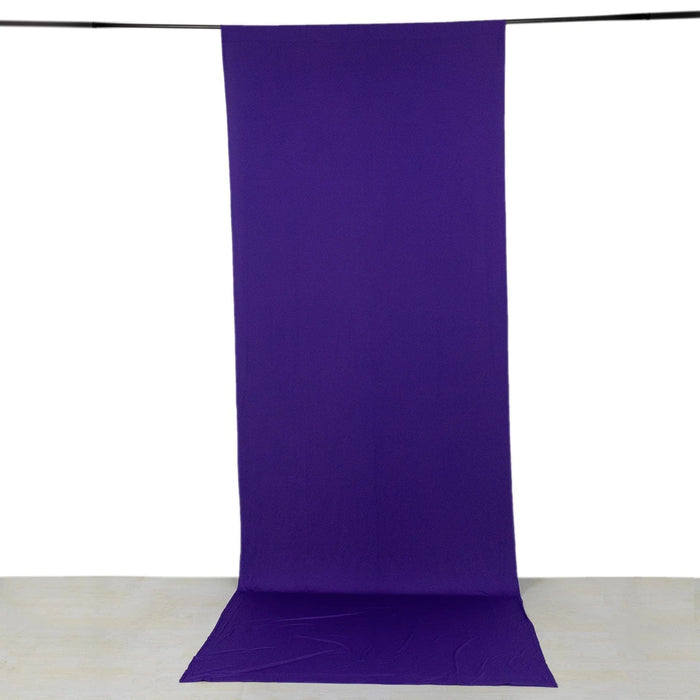 5 ft x 14 ft 4-Way Stretch Spandex Divider Backdrop Curtain CUR_PANSPX_5X14_PURP