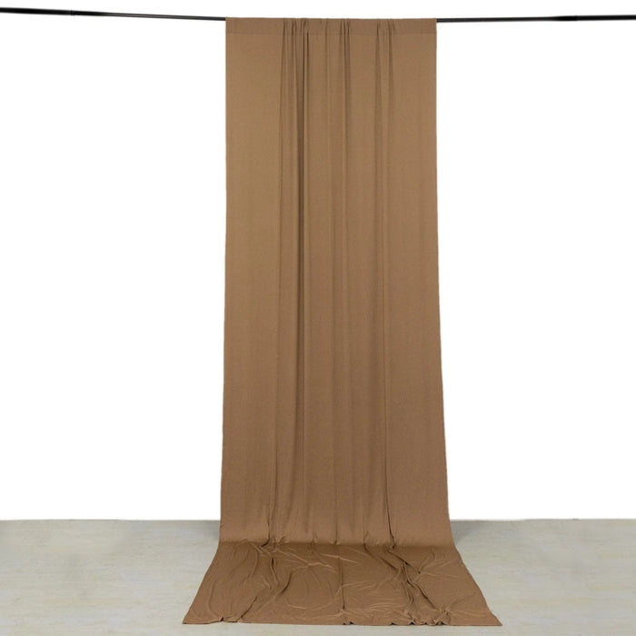 5 ft x 14 ft 4-Way Stretch Spandex Divider Backdrop Curtain CUR_PANSPX_5X14_TAUP