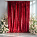 5 ft x 14 ft Crushed Velvet Backdrop Curtain with Rod Pocket