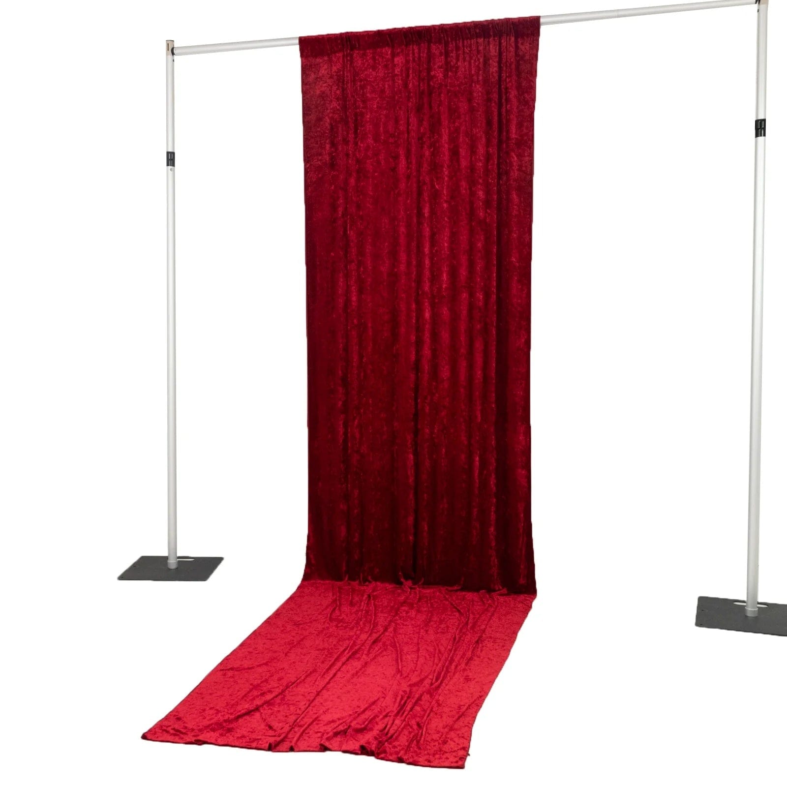 5 ft x 14 ft Crushed Velvet Backdrop Curtain with Rod Pocket