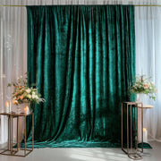 5 ft x 14 ft Crushed Velvet Backdrop Curtain with Rod Pocket