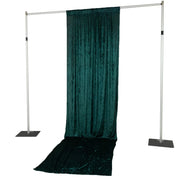 5 ft x 14 ft Crushed Velvet Backdrop Curtain with Rod Pocket