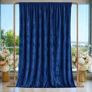 5 ft x 14 ft Crushed Velvet Backdrop Curtain with Rod Pocket