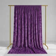 5 ft x 14 ft Crushed Velvet Backdrop Curtain with Rod Pocket