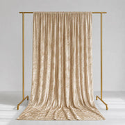 5 ft x 14 ft Crushed Velvet Backdrop Curtain with Rod Pocket