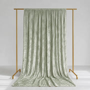 5 ft x 14 ft Crushed Velvet Backdrop Curtain with Rod Pocket