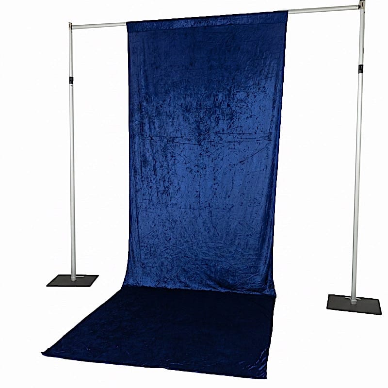 5 ft x 14 ft Crushed Velvet Backdrop Curtain with Rod Pocket