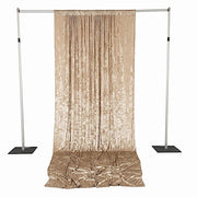 5 ft x 14 ft Crushed Velvet Backdrop Curtain with Rod Pocket BKDP_VEL_5X14_081