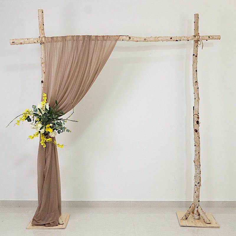 5 ft x 14 ft Sheer Chiffon Curtain Backdrop Drapery Panel
