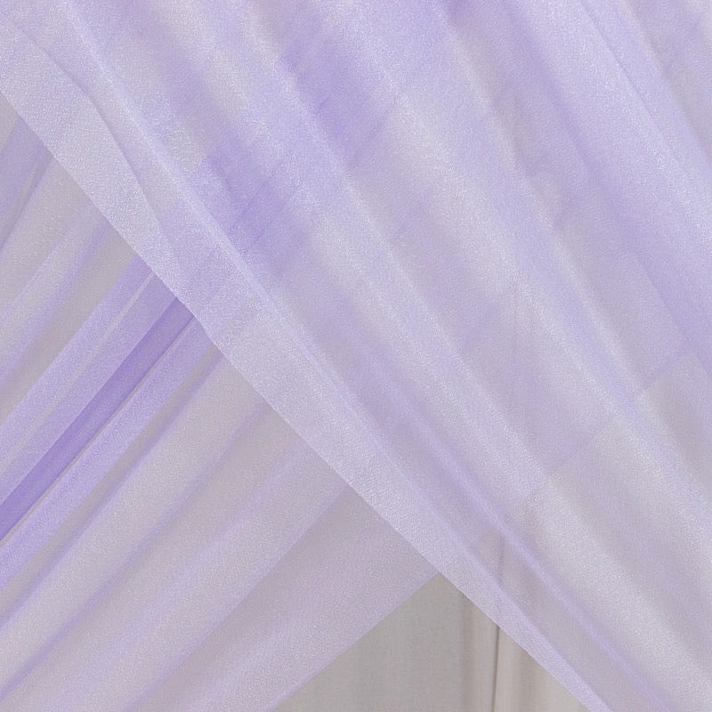 5 ft x 14 ft Sheer Chiffon Curtain Backdrop Drapery Panel