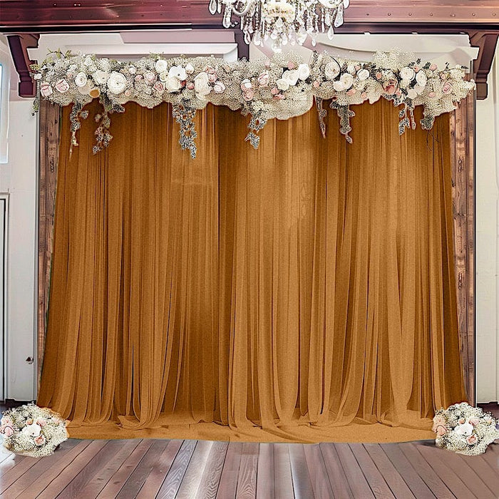 5 ft x 14 ft Sheer Chiffon Curtain Backdrop Drapery Panel