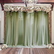 5 ft x 14 ft Sheer Chiffon Curtain Backdrop Drapery Panel