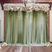 5 ft x 14 ft Sheer Chiffon Curtain Backdrop Drapery Panel