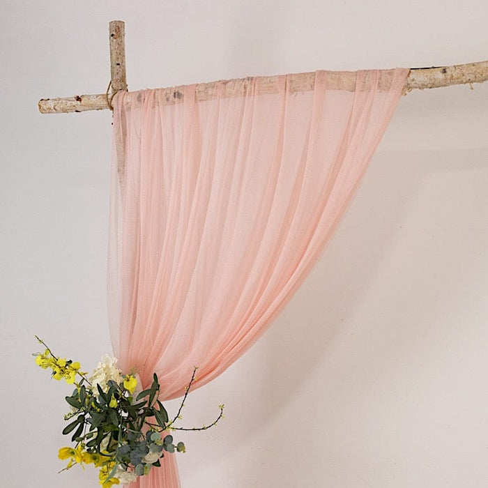 5 ft x 14 ft Sheer Chiffon Curtain Backdrop Drapery Panel