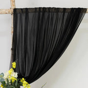 5 ft x 14 ft Sheer Chiffon Curtain Backdrop Drapery Panel