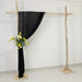 5 ft x 14 ft Sheer Chiffon Curtain Backdrop Drapery Panel CUR_PANCHIF01_5X14_BLK