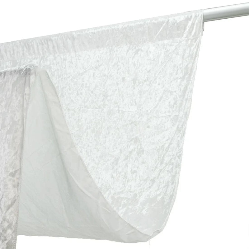 5 ft x 16 ft Premium Crushed Velvet Backdrop Curtain with Rod Pocket