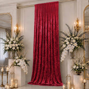 5 ft x 16 ft Premium Crushed Velvet Backdrop Curtain with Rod Pocket