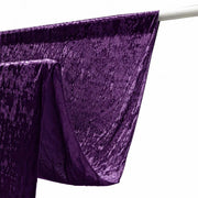 5 ft x 16 ft Premium Crushed Velvet Backdrop Curtain with Rod Pocket