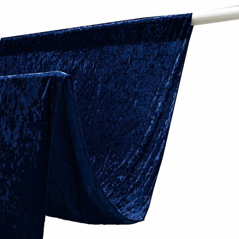 5 ft x 16 ft Premium Crushed Velvet Backdrop Curtain with Rod Pocket