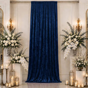 5 ft x 16 ft Premium Crushed Velvet Backdrop Curtain with Rod Pocket
