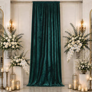 5 ft x 16 ft Premium Crushed Velvet Backdrop Curtain with Rod Pocket