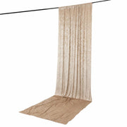 5 ft x 16 ft Premium Crushed Velvet Backdrop Curtain with Rod Pocket