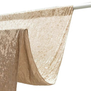 5 ft x 16 ft Premium Crushed Velvet Backdrop Curtain with Rod Pocket