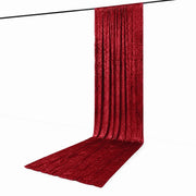 5 ft x 18 ft Premium Crushed Velvet Backdrop Curtain with Rod Pocket