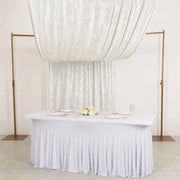 5 ft x 18 ft Premium Crushed Velvet Backdrop Curtain with Rod Pocket