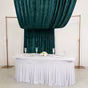 5 ft x 18 ft Premium Crushed Velvet Backdrop Curtain with Rod Pocket