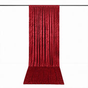 5 ft x 18 ft Premium Crushed Velvet Backdrop Curtain with Rod Pocket