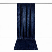 5 ft x 18 ft Premium Crushed Velvet Backdrop Curtain with Rod Pocket