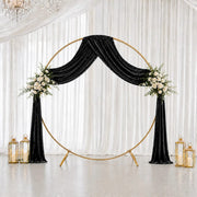 5 ft x 18 ft Premium Crushed Velvet Backdrop Curtain with Rod Pocket