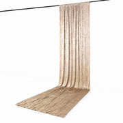 5 ft x 18 ft Premium Crushed Velvet Backdrop Curtain with Rod Pocket