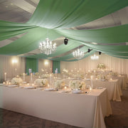5 ft x 20 ft 4-Way Stretch Spandex Ceiling Drape Panel Backdrop Curtain