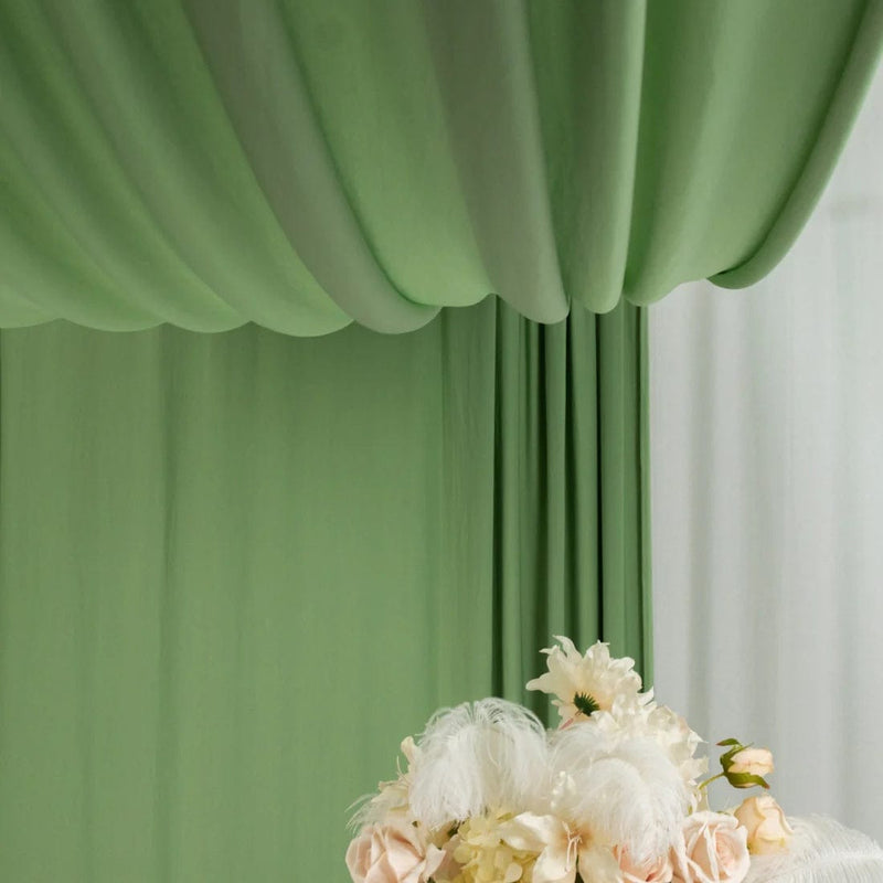 5 ft x 20 ft 4-Way Stretch Spandex Ceiling Drape Panel Backdrop Curtain