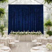 5 ft x 20 ft Premium Crushed Velvet Backdrop Curtain with Rod Pocket