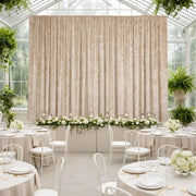 5 ft x 20 ft Premium Crushed Velvet Backdrop Curtain with Rod Pocket