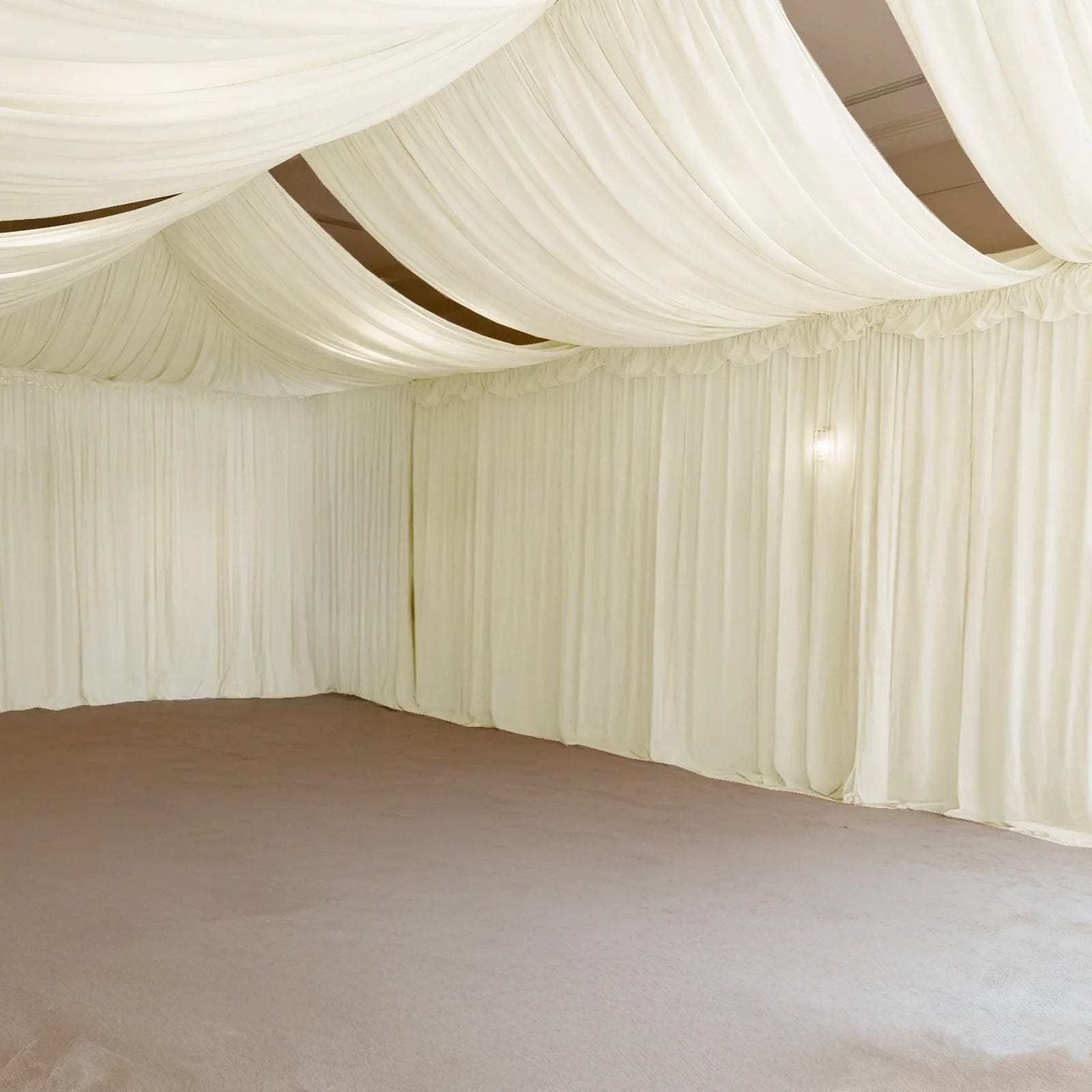 5 ft x 32 ft 4-Way Stretch Spandex Ceiling Drape Panel Backdrop Curtain